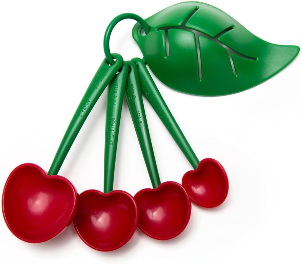cherry shaped measuring spoons