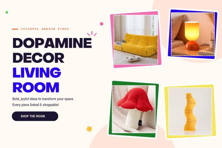 Dopamine decor living room
