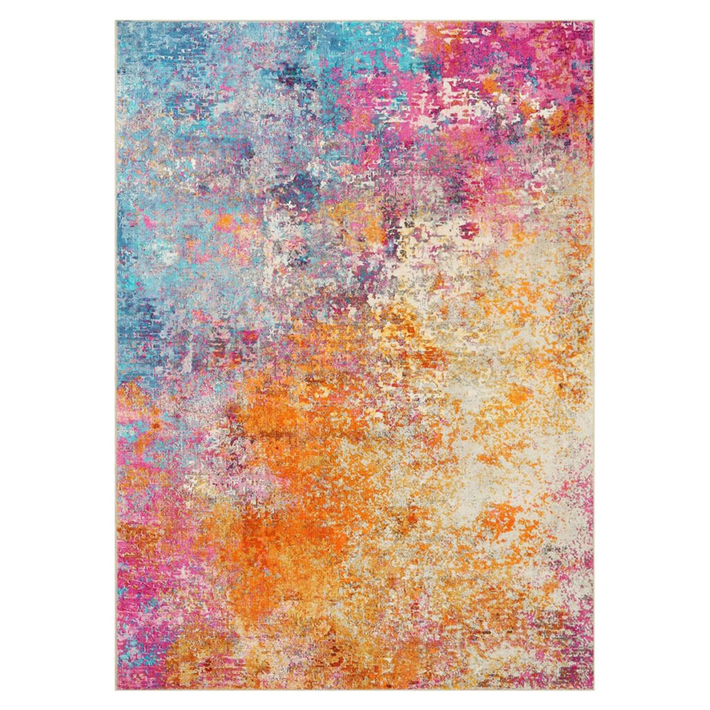 colorful dopamine decor rug