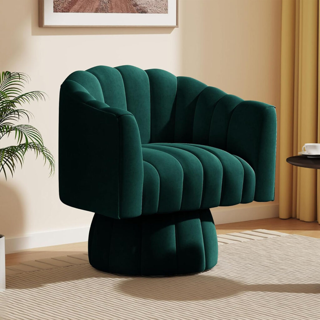 velvet swivel barrel chair dopamine living room